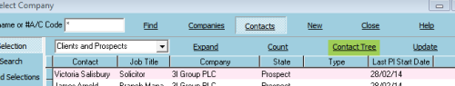Contact Selector Form