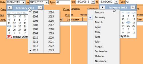 Date Selector